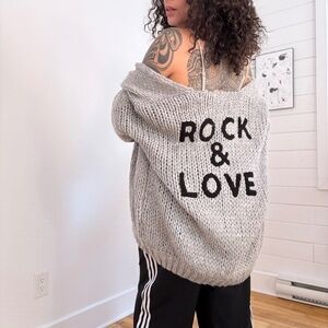 Jubylee mohair open cardigan